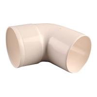 Отвод водосточной трубы 67/80 MUROL белый