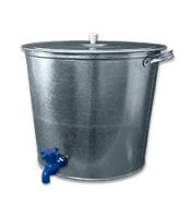 Бак 32л оцинкованный с краном (Л)