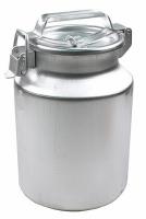 Бидон 10л алюминиевый с плотно закрывающейся крышкой
