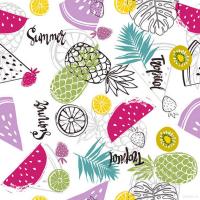 Клеенка столовая MODERNO 6257-00 NEW на нетканой основе 1,4*20м