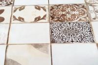 Клеенка столовая TRENDY 6108-04 NEW на нетканой основе 1,4*25м (эконом)