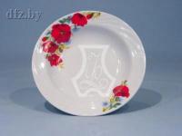 Тарелка 240мм фарфоровая глубокая Идилия 