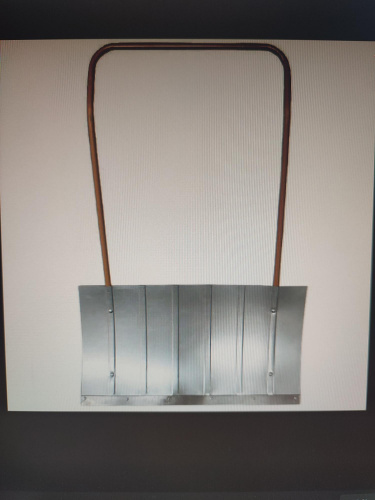 Движок оцинкованный 750х600мм с металлической накладкой (толщин металла 0,8мм)