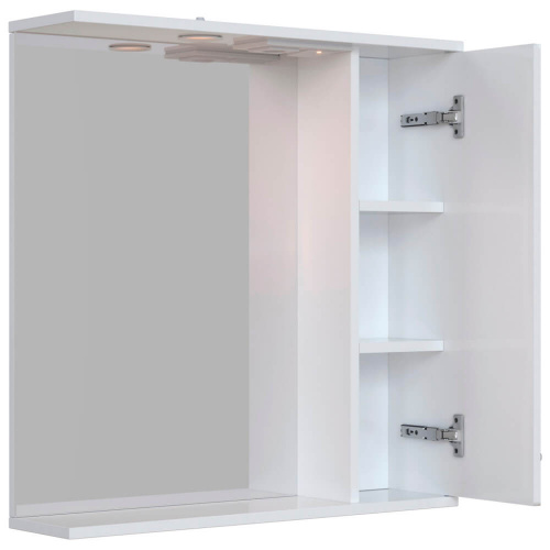 Шкаф зеркальный Sanstar Бриз 70 см правый, с подсветкой