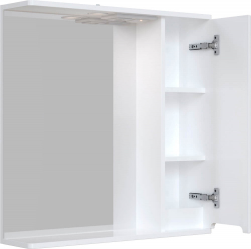 Шкаф зеркальный Sanstar Адель 70 см правый, с подсветкой