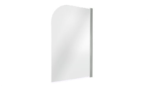 Штора на ванну BAS SCREEN H-80-C-CH (1ств. распашная,стекло 6мм)