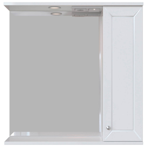 Шкаф зеркальный Sanstar Бриз 70 см правый, с подсветкой