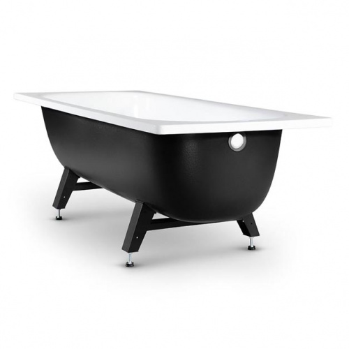 Ванна стальная ВИЗ Reimar 150x70 с ножками, белая орхидея (R-54901)