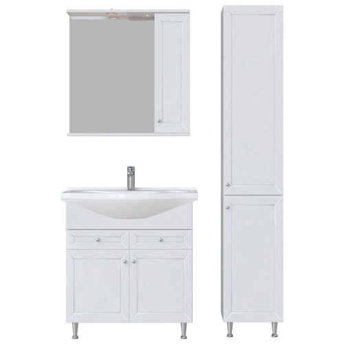 Шкаф зеркальный Sanstar Бриз 70 см правый, с подсветкой